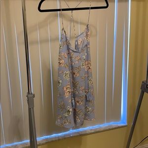 Never worn open back floral dress